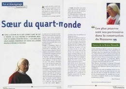 Soeur du Quart-Monde - Le Messager de Saint Antoine